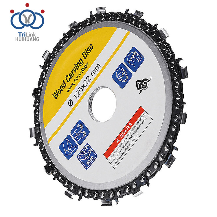 角磨机圆锯盘硬质合金钢 5 英寸 14 齿切割木雕盘